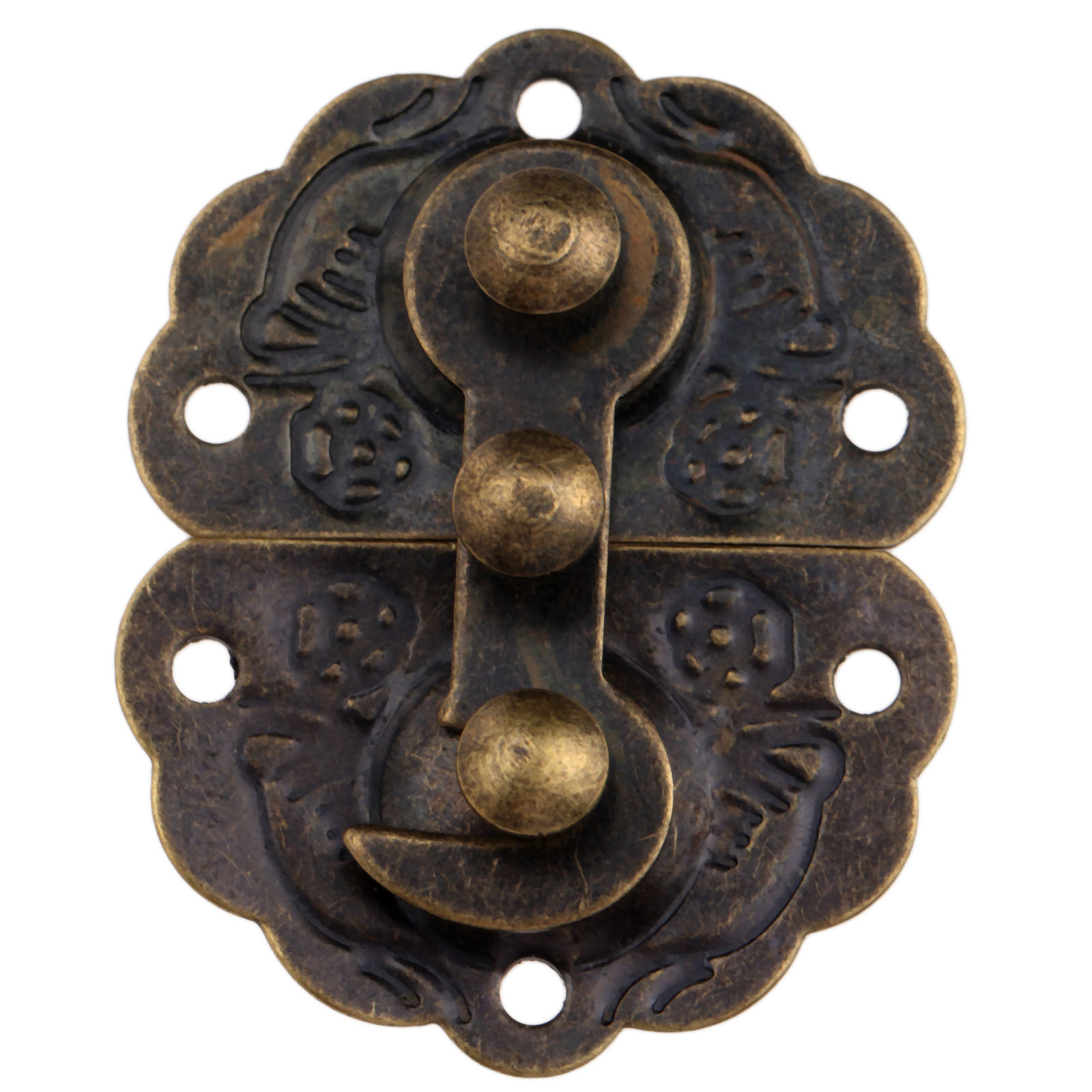 Furniture Hardware Decorative - 1pc Antique Bronze Box Latch Hasp
