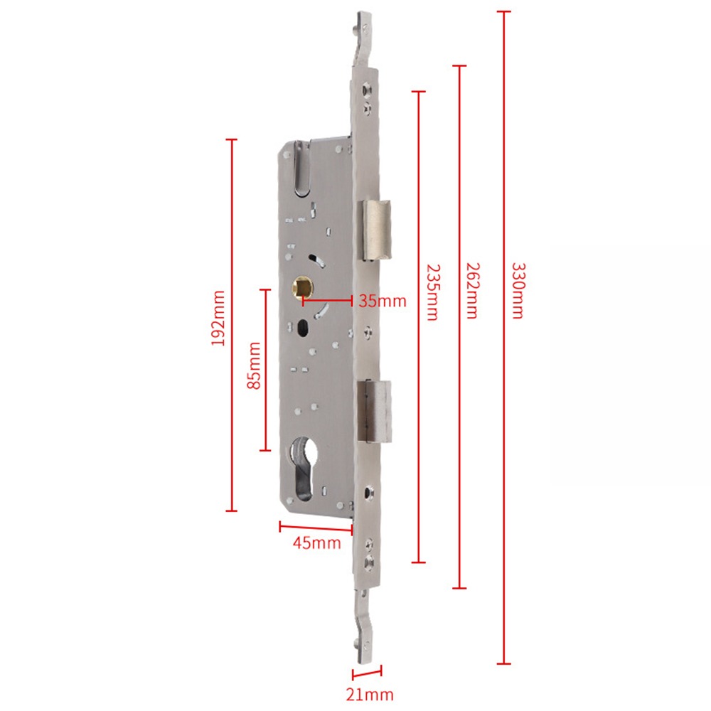 Furniture Hardware Fittings - 8520/8525/8530/8535 Aluminum Door Lock Universal Single