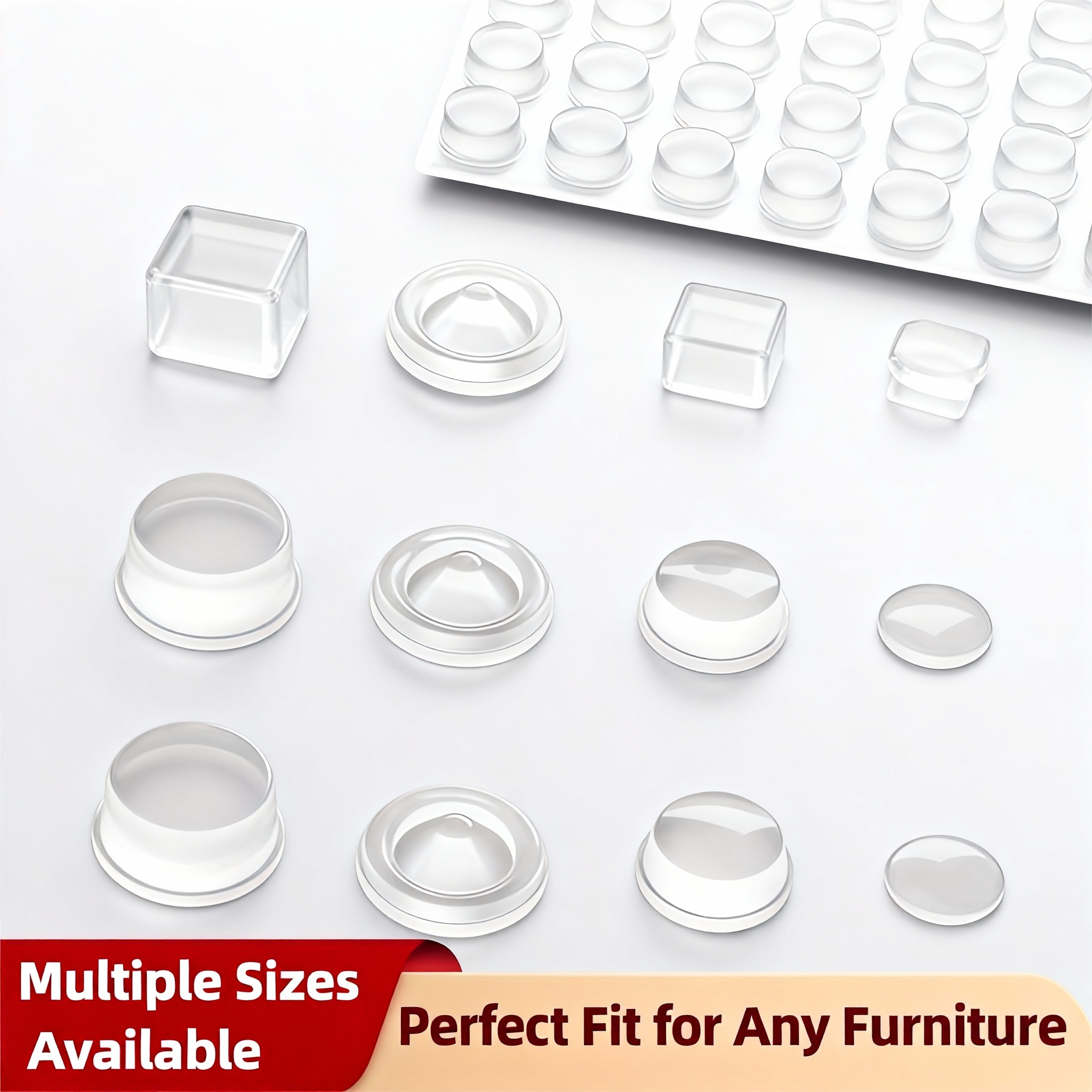 Furniture Hardware Latch - Silicone cabinet bumpers Rubber Damper Buffer
