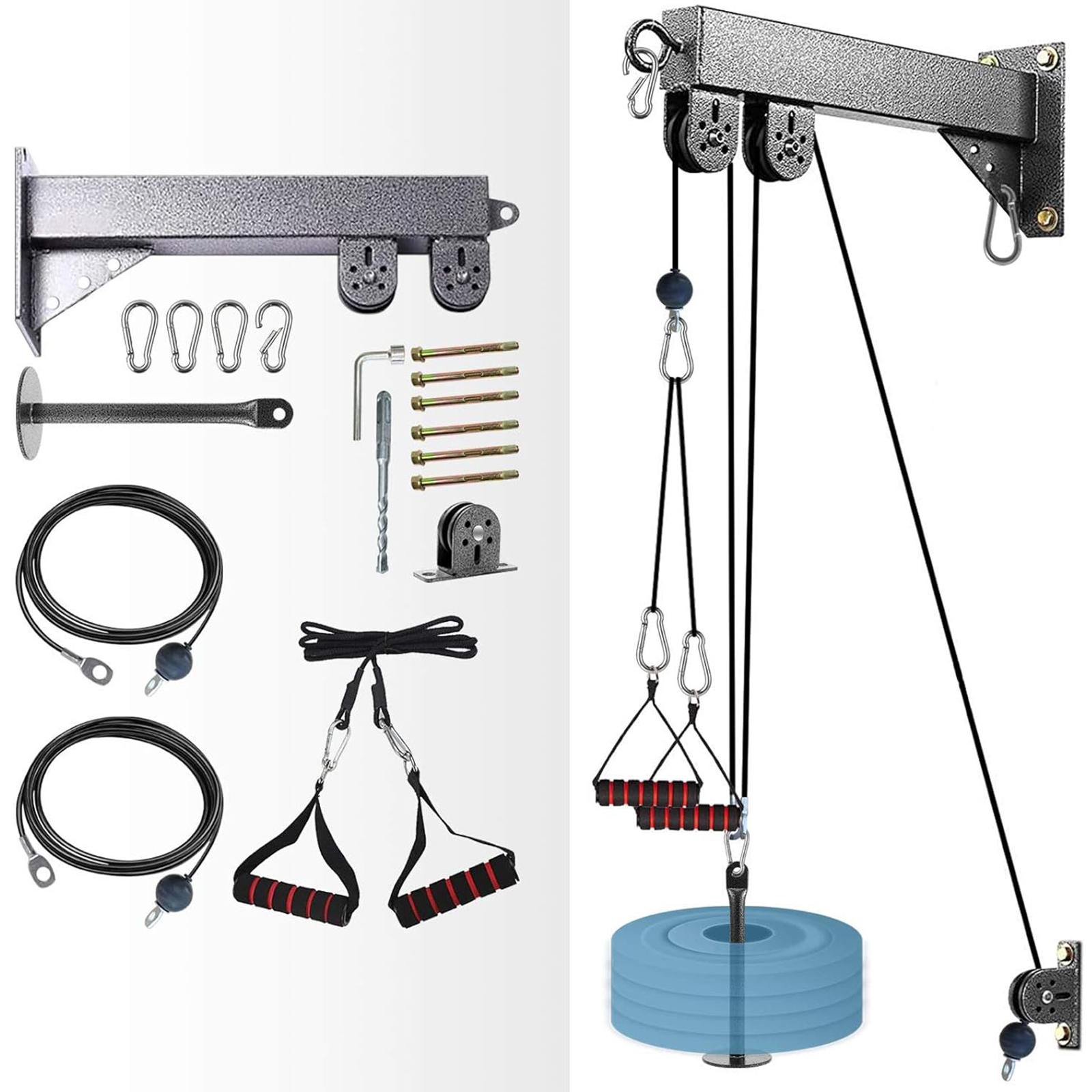 Furniture Leg Set - Wall Mounted LAT Pulldown Machines with