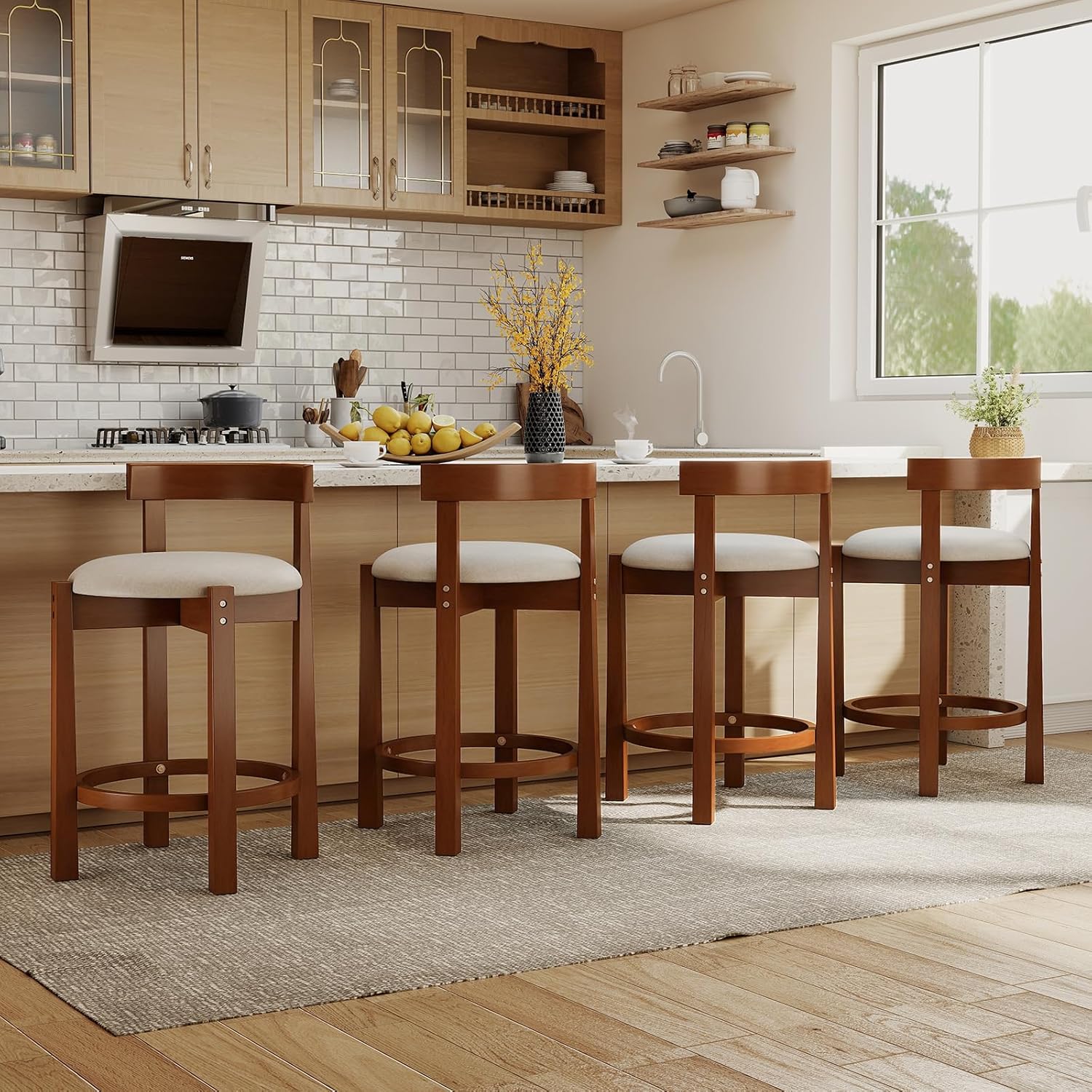 Furniture Leg Set - Counter Height Stools Set of 4,