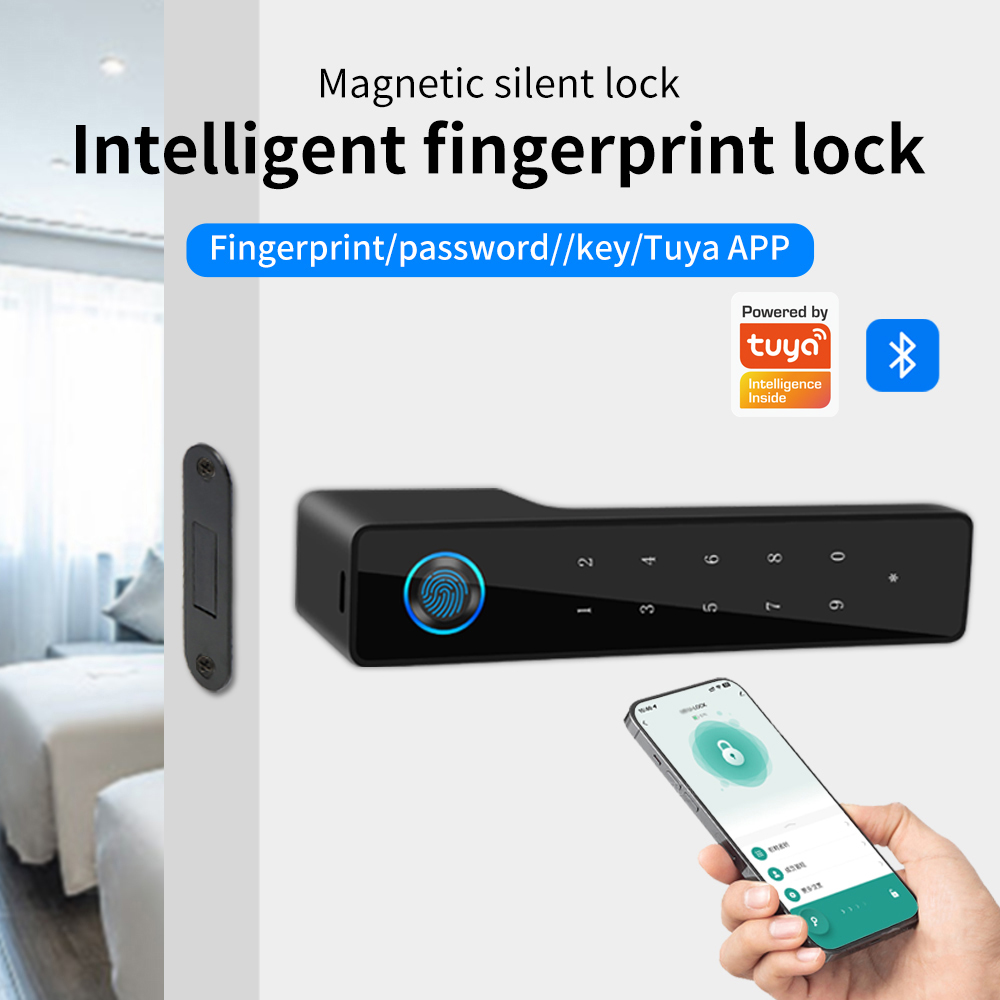 Minimalist Electronic Fingerpr - Furniture Hardware Latch reseña y precio