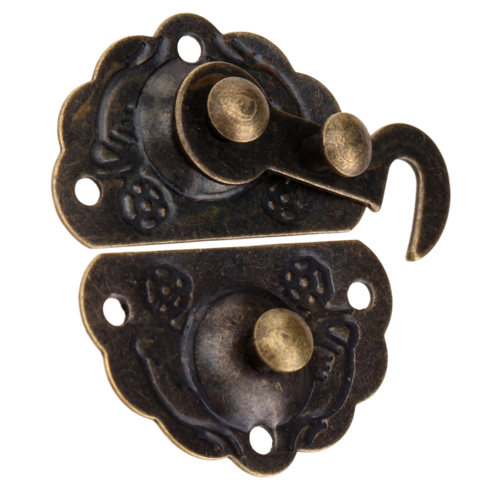 1pc Antique Bronze Box Latch H - Furniture Hardware Decorative reseña y precio