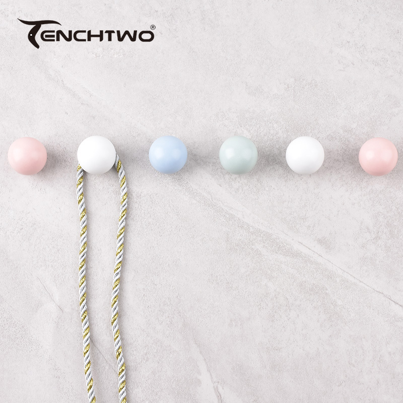 Round Ceramic Hook Clothes Han - Furniture Hardware Latch reseña y precio