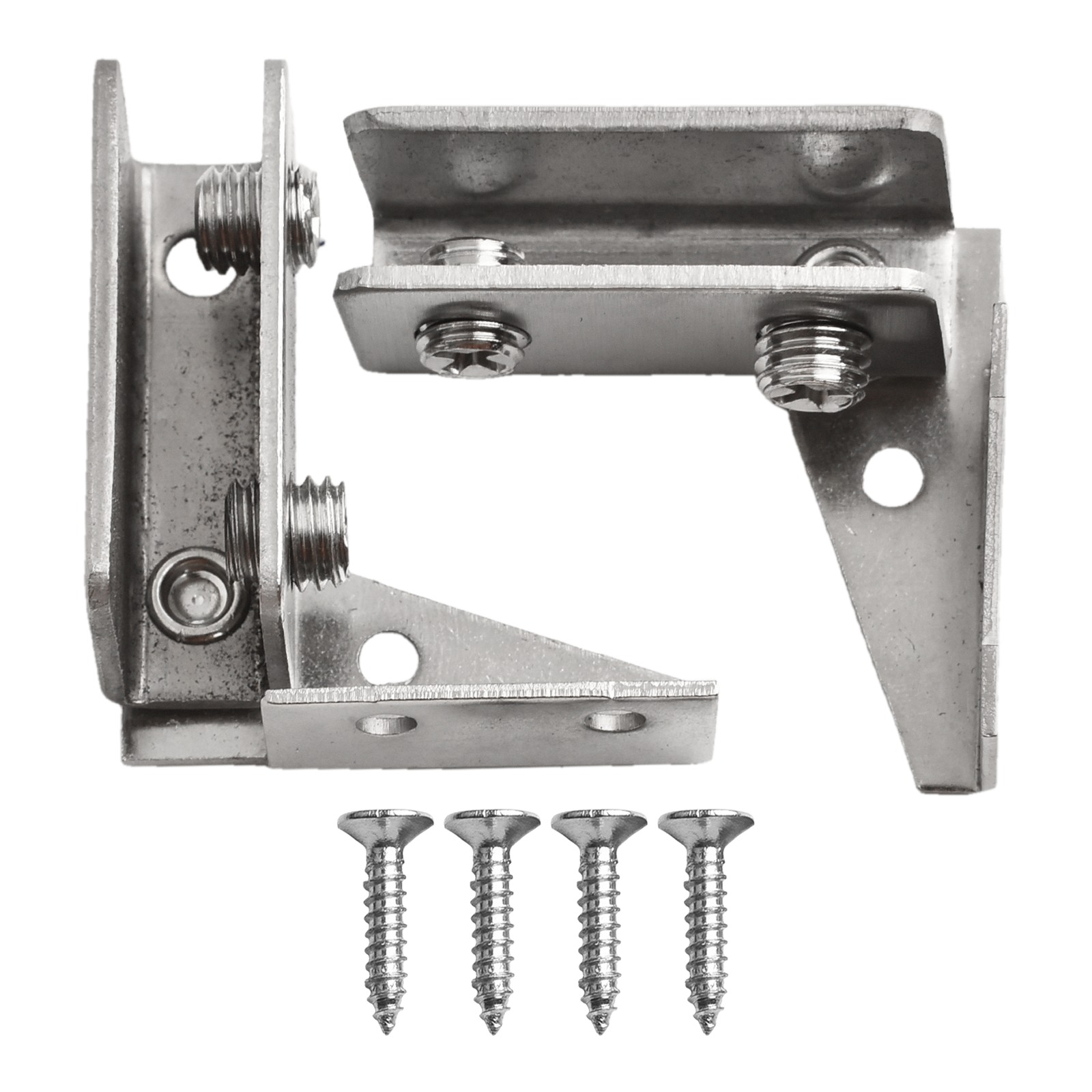 2PCS Non-Porous Glass Door Hin - Furniture Hardware Display reseña y precio