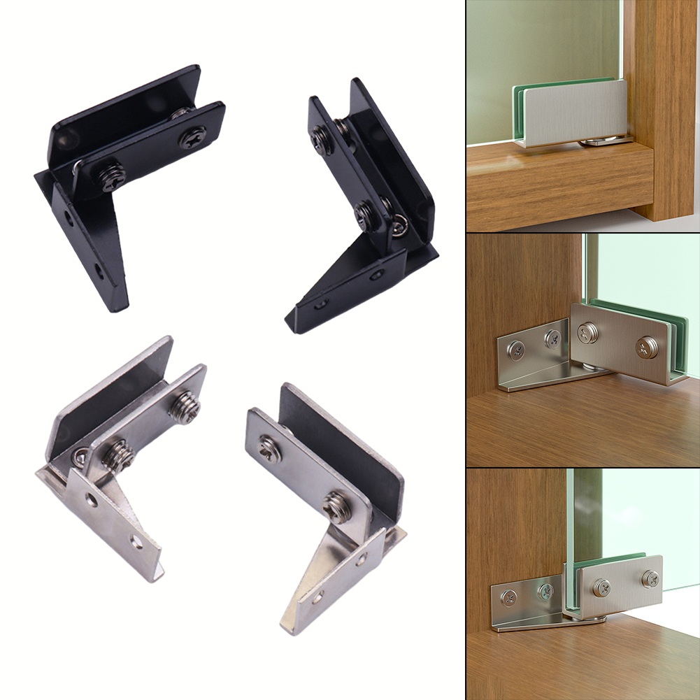2PCS Non-Porous Glass Door Hin - Furniture Hardware Display reseña y precio