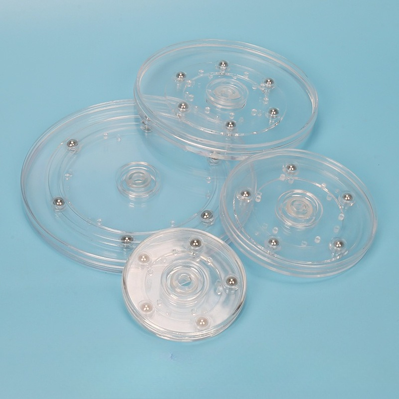 Turntable Acrylic 360 Rotating - Furniture Hardware Display reseña y precio