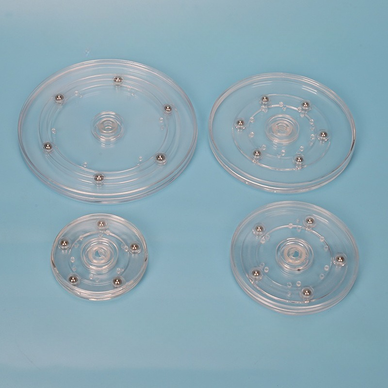 Turntable Acrylic 360 Rotating - Furniture Hardware Display reseña y precio