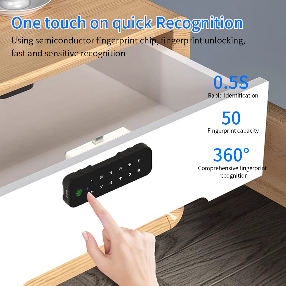 Tuya Bluetooth Smart Wood Cabi - Furniture Hardware Latch reseña y precio