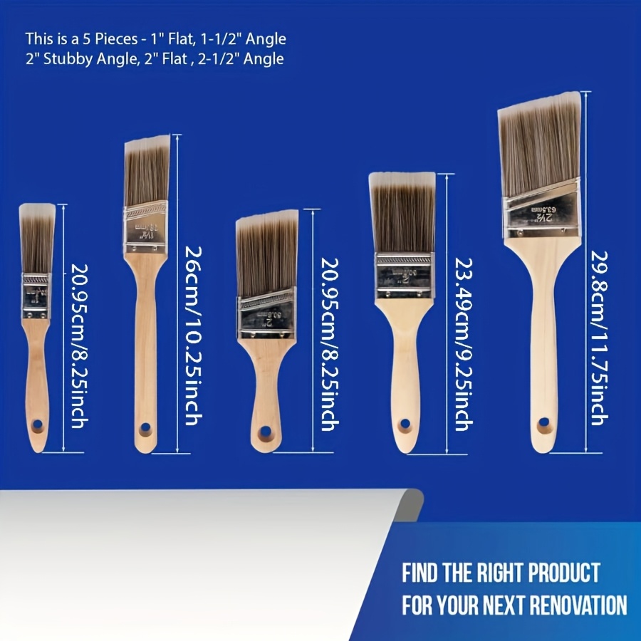 5Pcs High Quality Paint Brush  - Furniture Hardware Latch reseña y precio