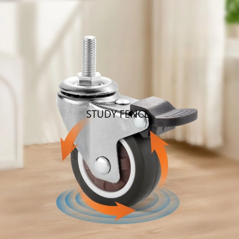 4pcs of Them M6 Screw Casters  - Office Furniture Hardware reseña y precio