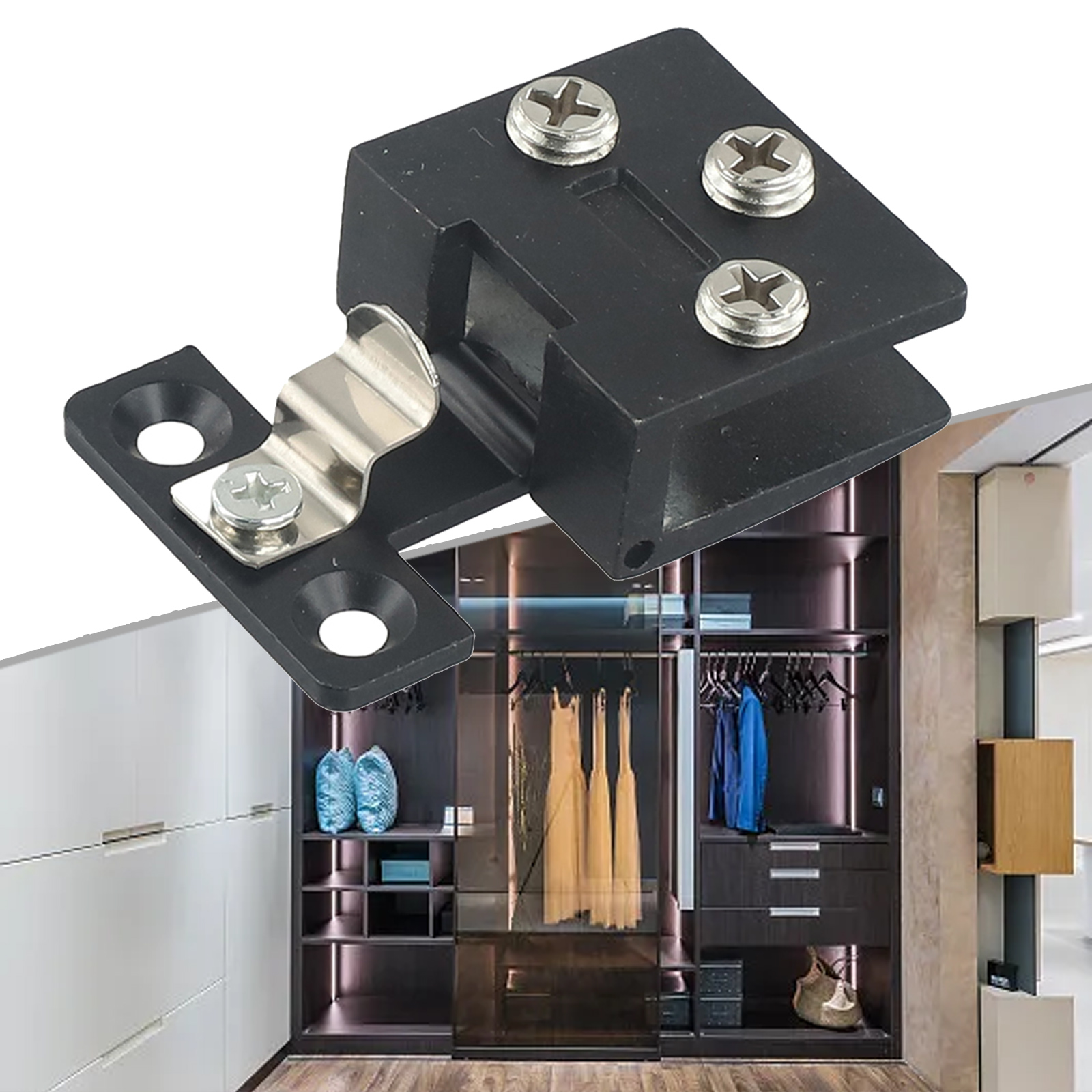 Punch-free Wine Cabinet Glass  - Furniture Hardware Display reseña y precio