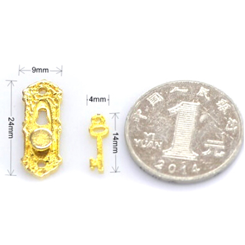 1:12 4PCS Metal Door Knocker S - Furniture Hardware Fittings reseña y precio