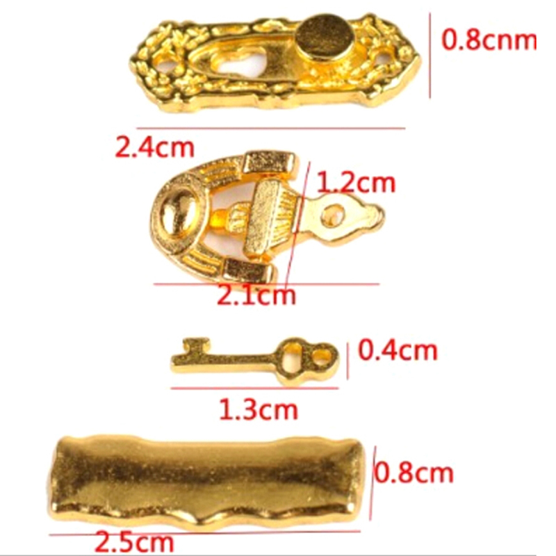 1:12 4PCS Metal Door Knocker S - Furniture Hardware Fittings reseña y precio