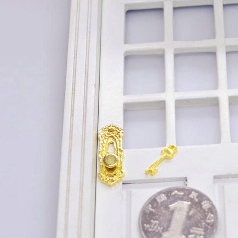 1:12 4PCS Metal Door Knocker S - Furniture Hardware Fittings reseña y precio