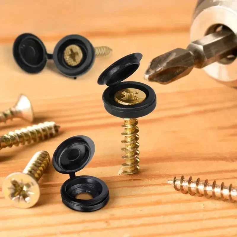 5/100PCS Hinged Plastic Screw  - Furniture Hardware Decorative reseña y precio