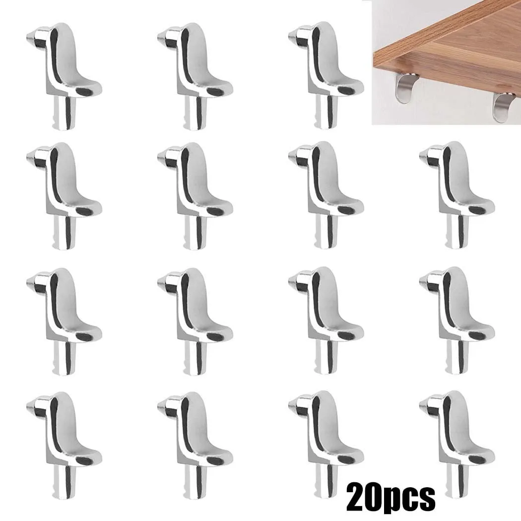 20pc Stainless Steel Shelf Sup - Shelf Peg Support reseña y precio