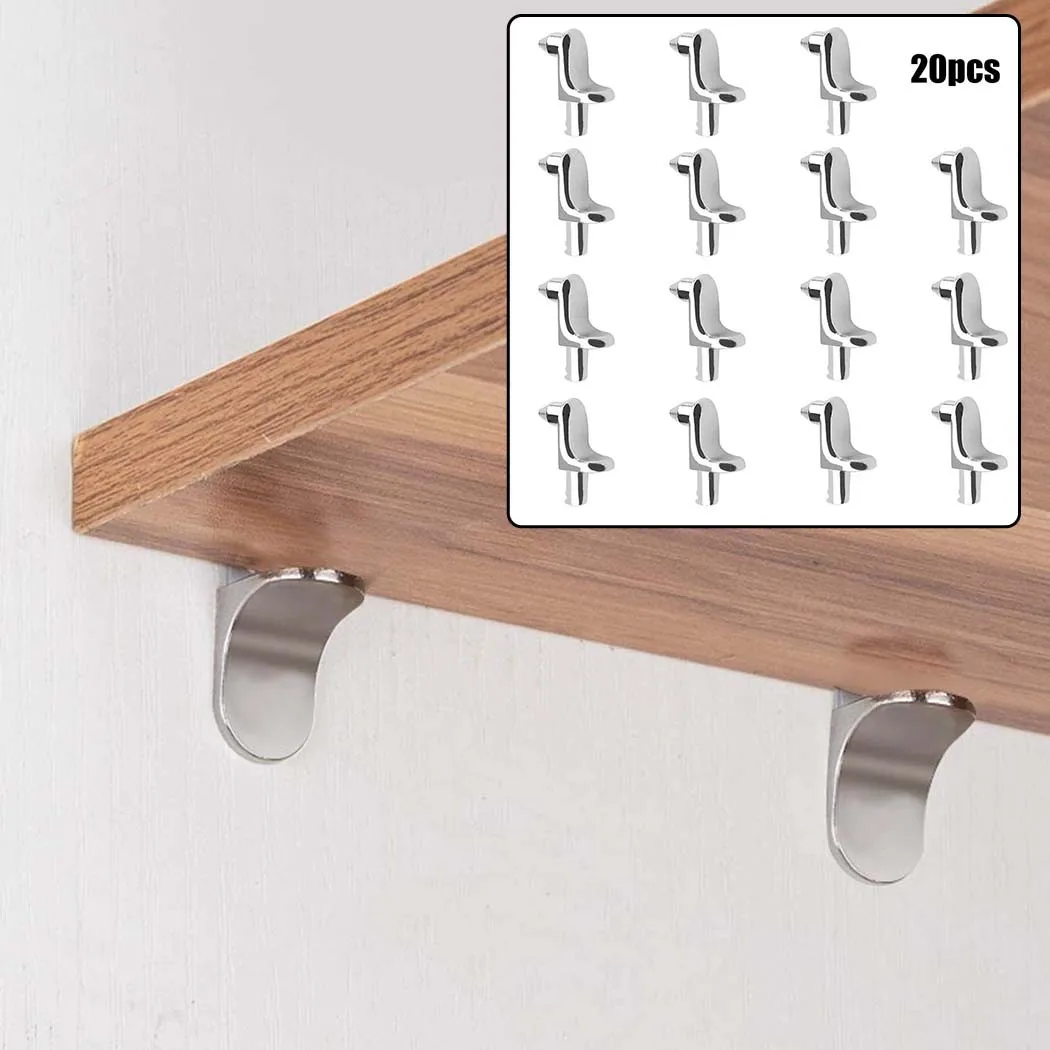 20pc Stainless Steel Shelf Sup - Shelf Peg Support reseña y precio