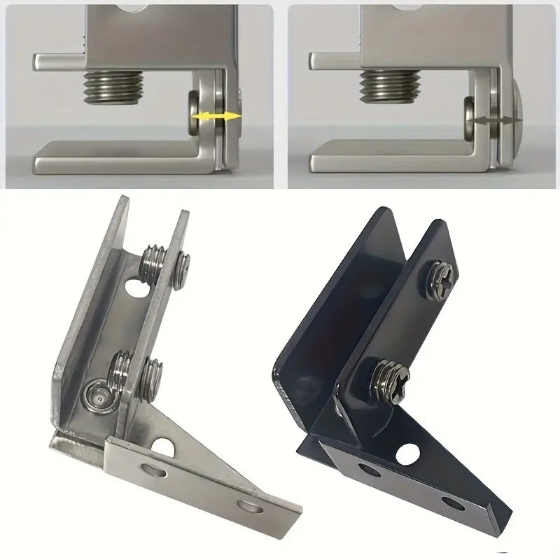 2pcs Non-Perforated Glass Door - Furniture Hardware Display reseña y precio