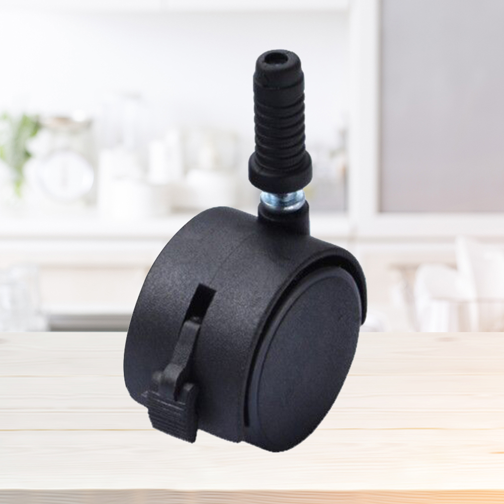 4Pcs Swivel Caster Wheels Blac - Office Furniture Hardware reseña y precio