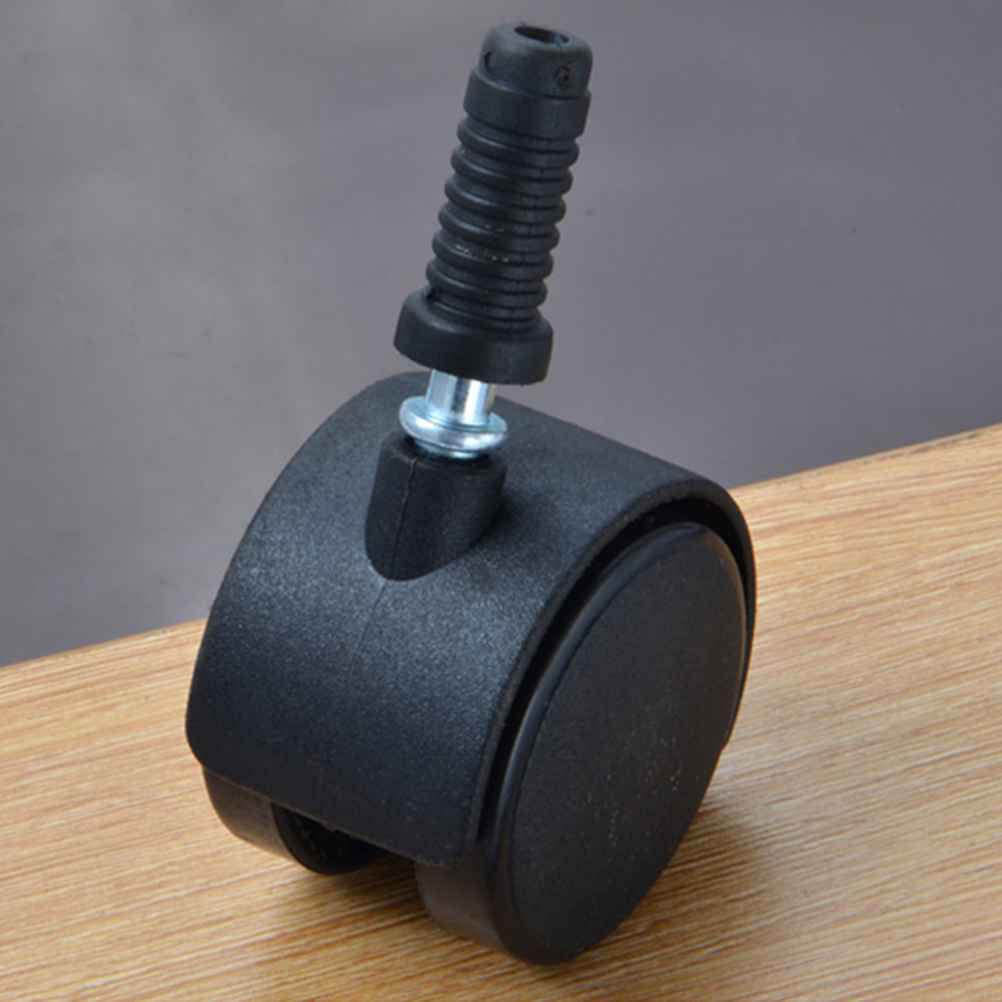 4Pcs Swivel Caster Wheels Blac - Office Furniture Hardware reseña y precio