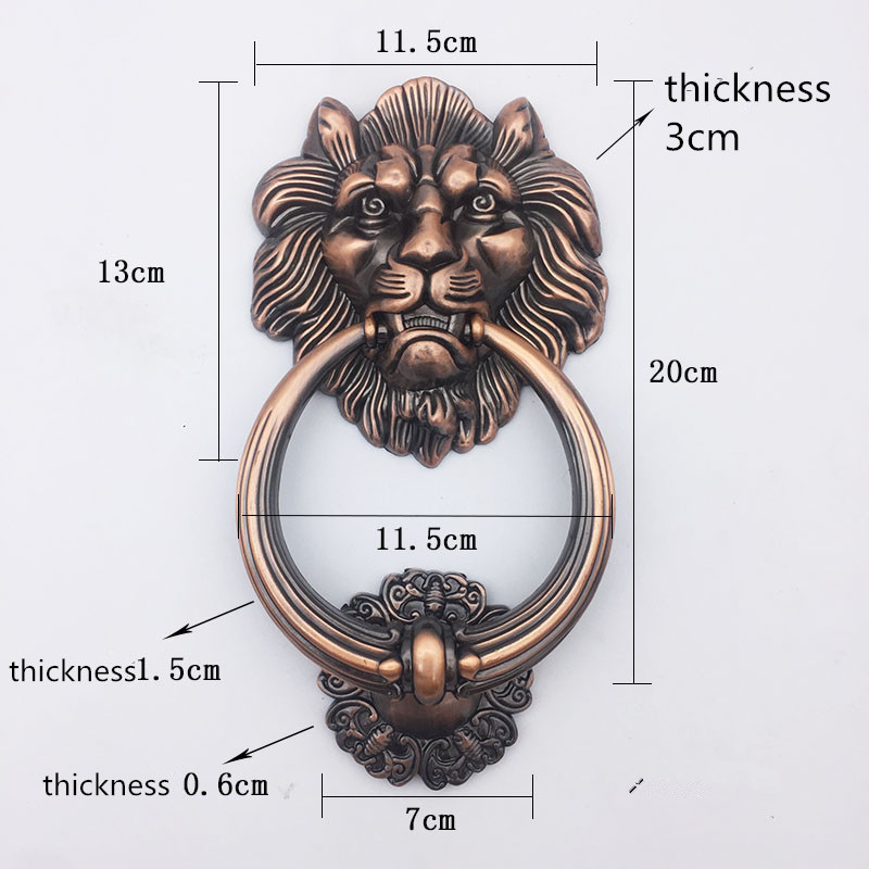 Antique Bronze Lion Head Handl - Furniture Hardware Decorative reseña y precio