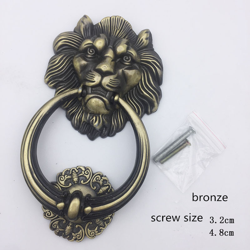 Antique Bronze Lion Head Handl - Furniture Hardware Decorative reseña y precio