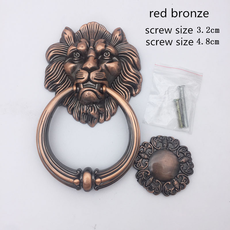 Antique Bronze Lion Head Handl - Furniture Hardware Decorative reseña y precio