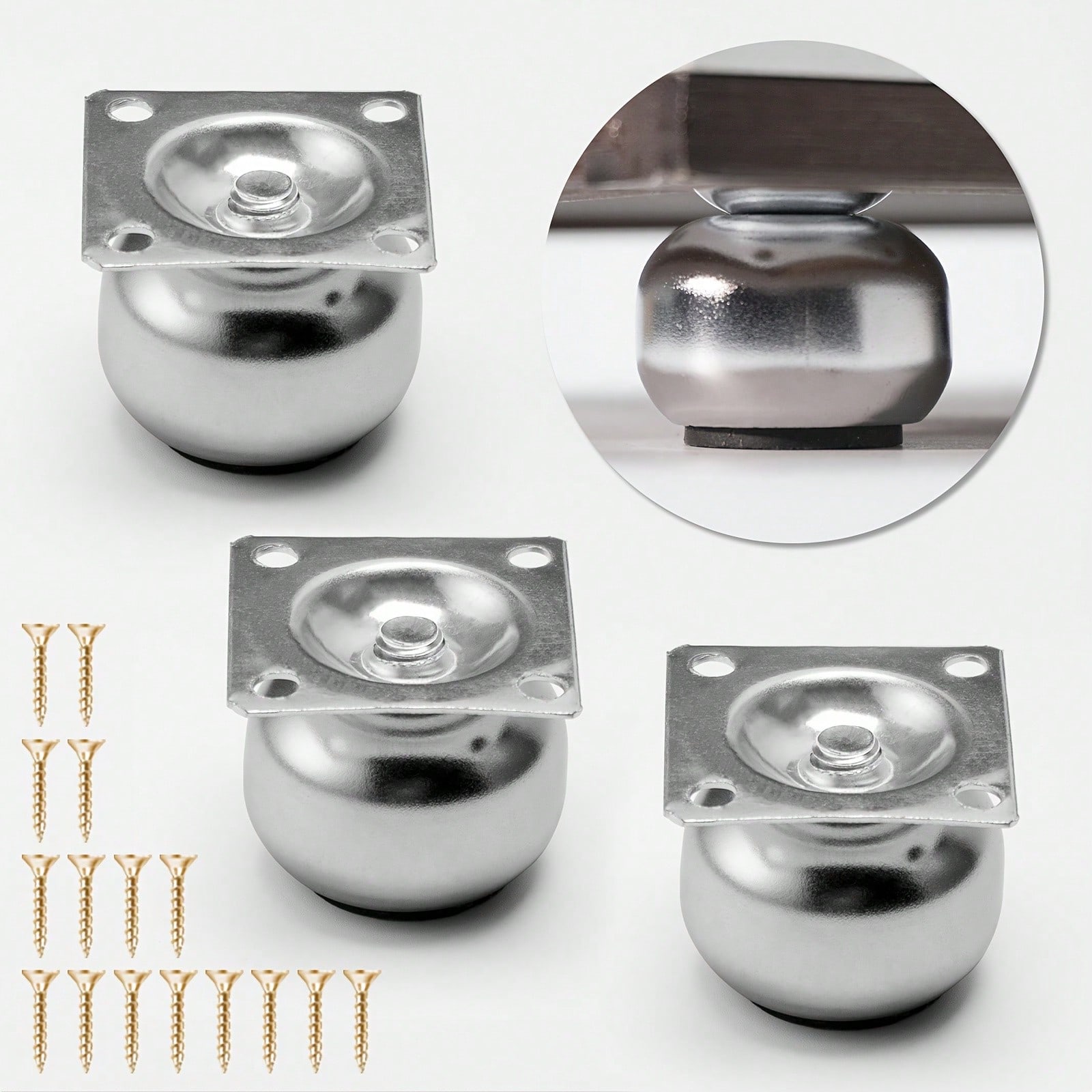 [4 Pieces of Metal Furniture L - Furniture Leg Set reseña y precio