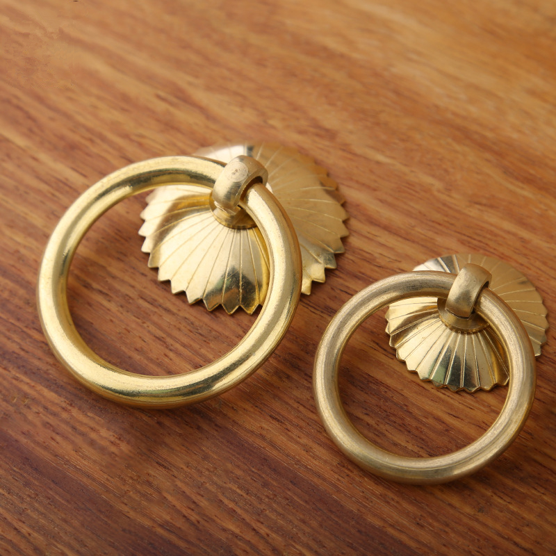 Vintage Brass Cabinet Ring Kno - Furniture Hardware Latch reseña y precio