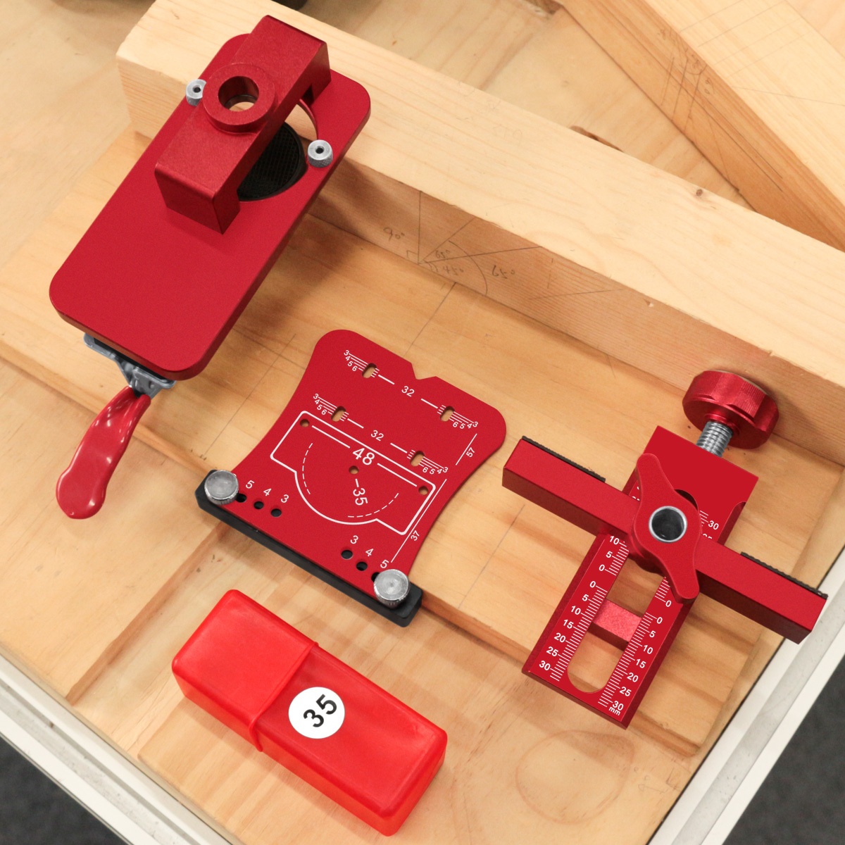 3Pcs Cabinet Door Precision Hi - Furniture Hardware Fittings reseña y precio