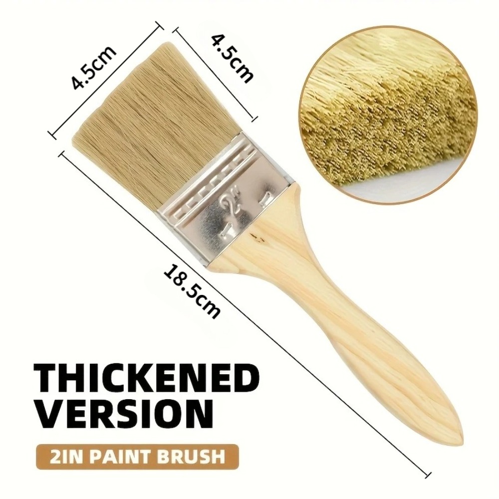 Wooden Paint Brush Set with Er - Furniture Hardware Latch reseña y precio