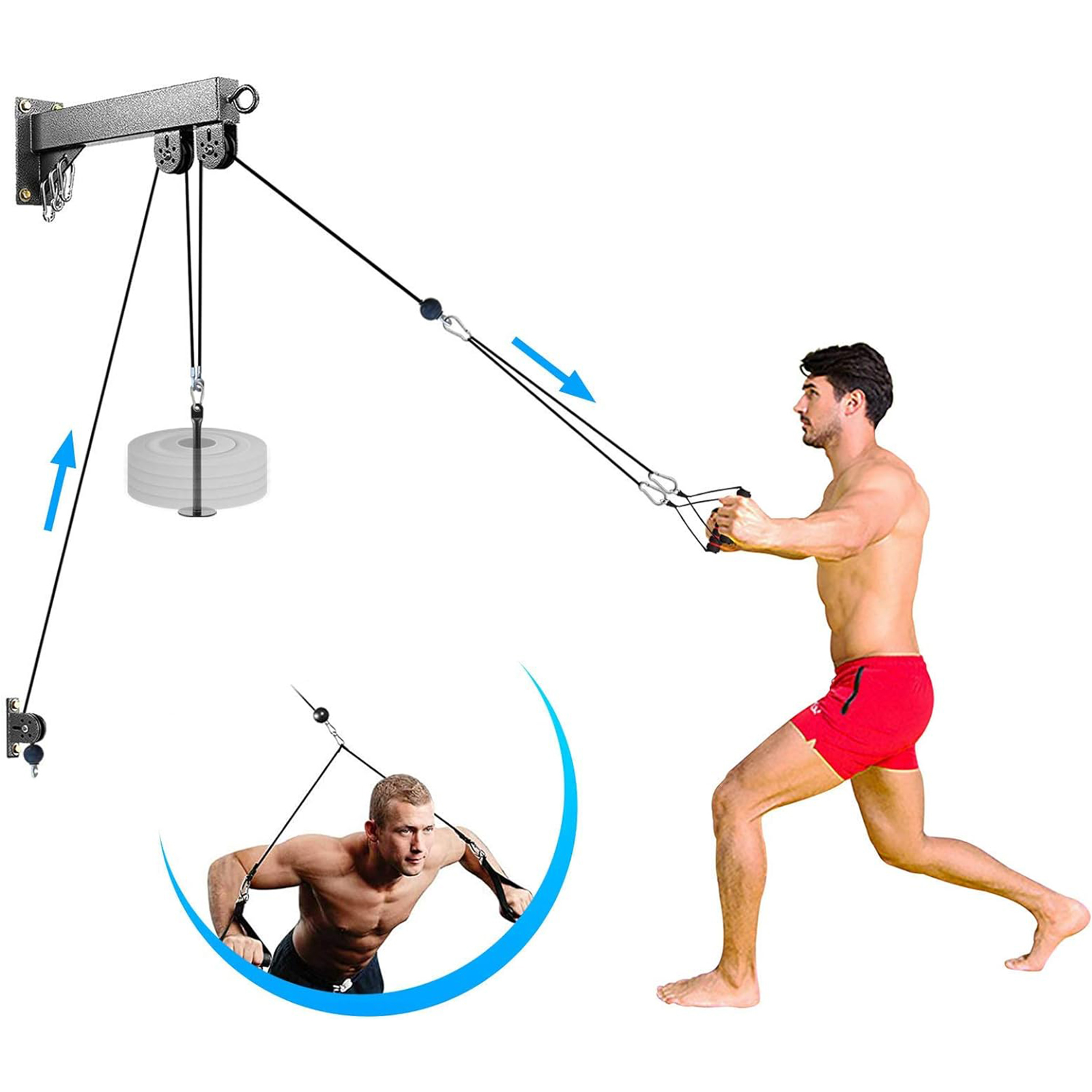 Wall Mounted LAT Pulldown Mach - Furniture Leg Set reseña y precio