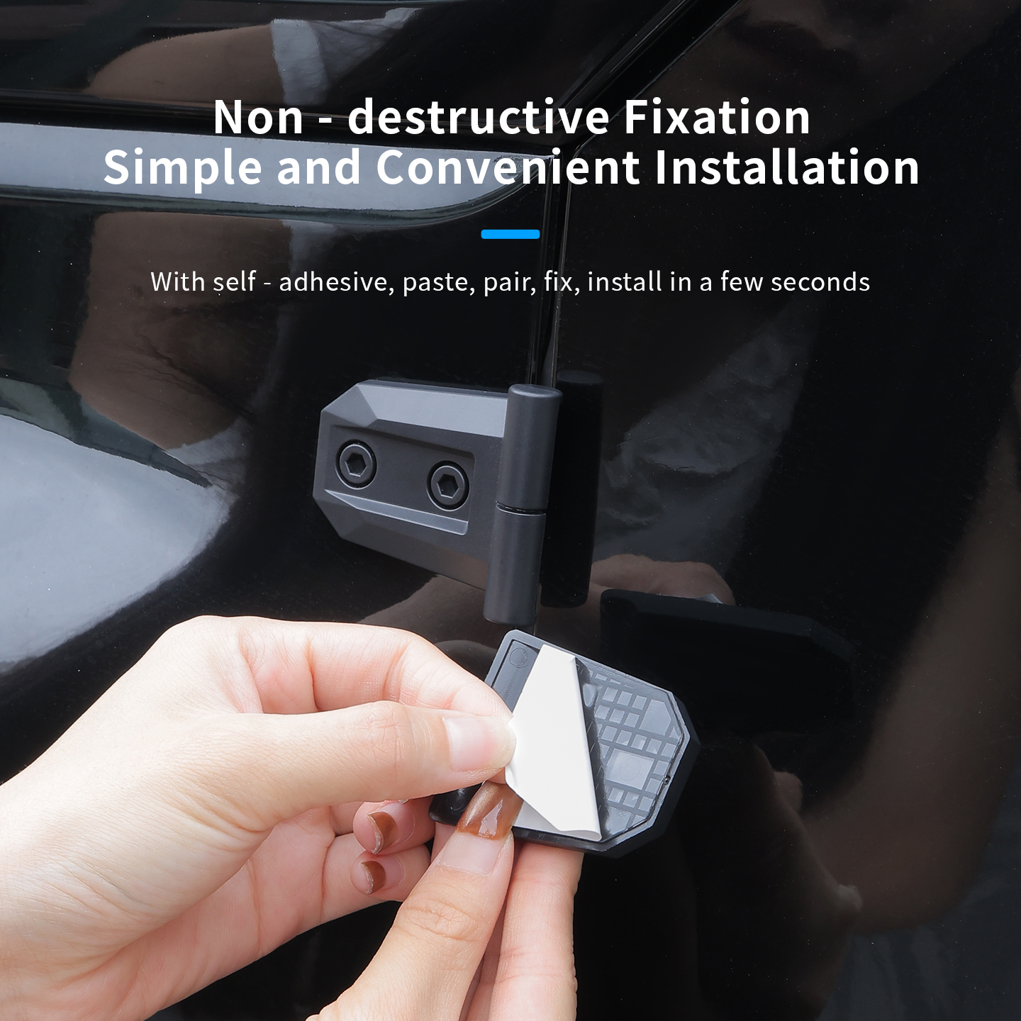 2PCS ABS Car Engine Hood Door  - Furniture Hardware Fittings reseña y precio