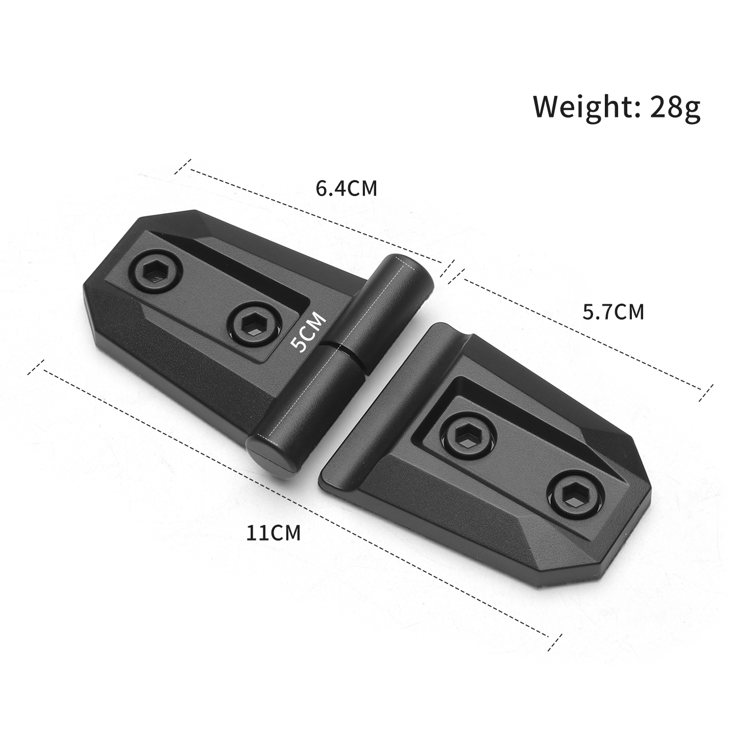 2PCS ABS Car Engine Hood Door  - Furniture Hardware Fittings reseña y precio