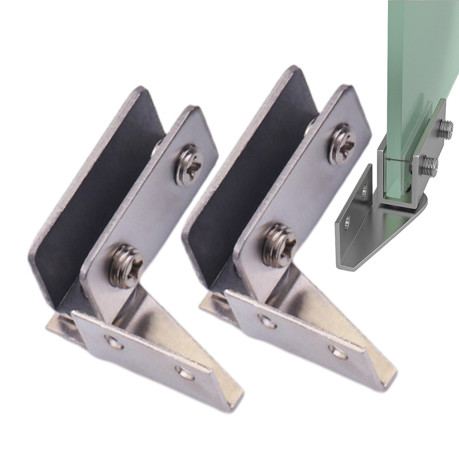 2pcs Non-Perforated Glass Door - Furniture Hardware Display reseña y precio