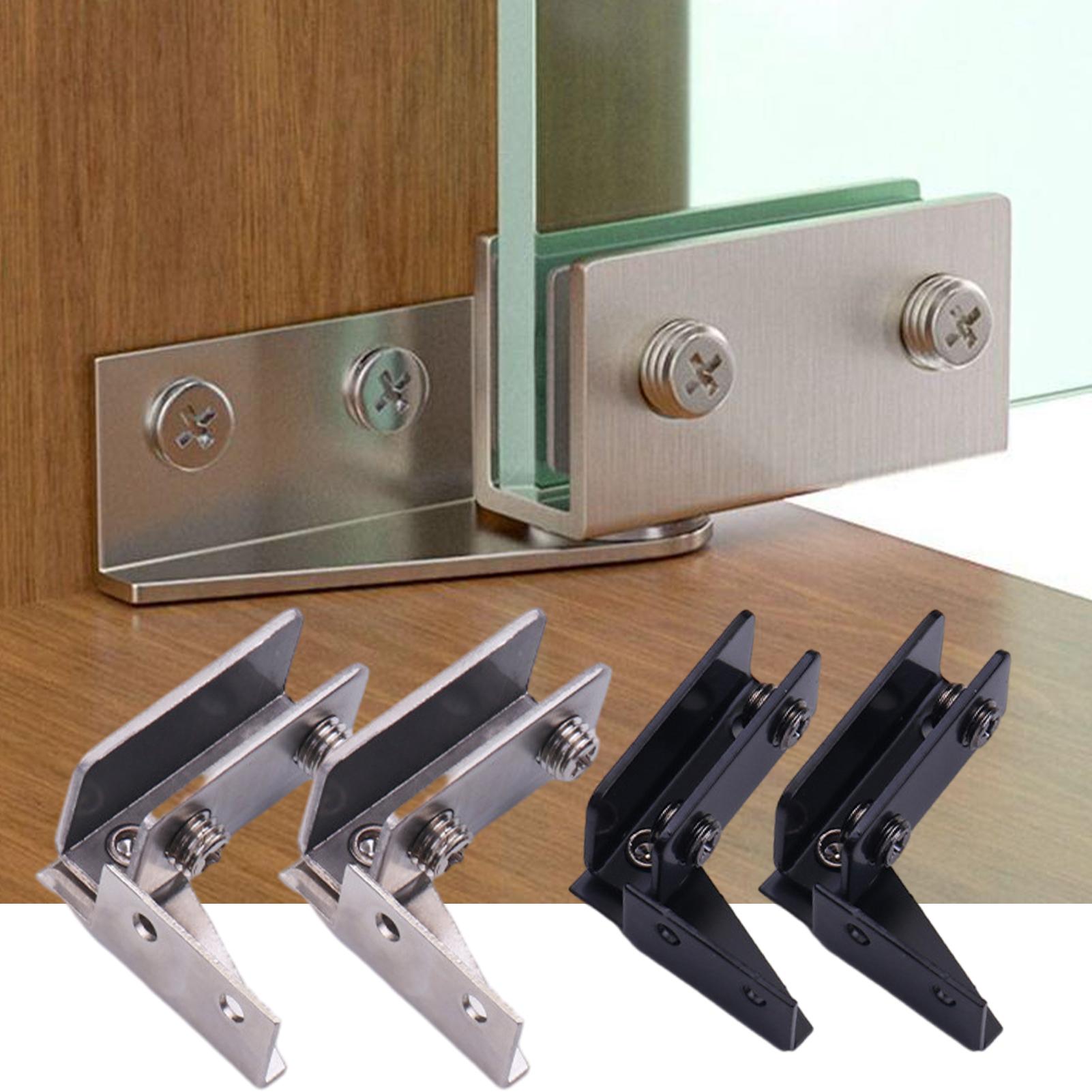 2pcs Non-Perforated Glass Door - Furniture Hardware Display reseña y precio