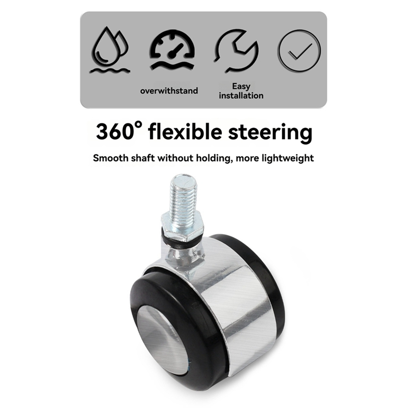 A63P Top 5-Piece 2-Inch Silent - Office Furniture Hardware reseña y precio