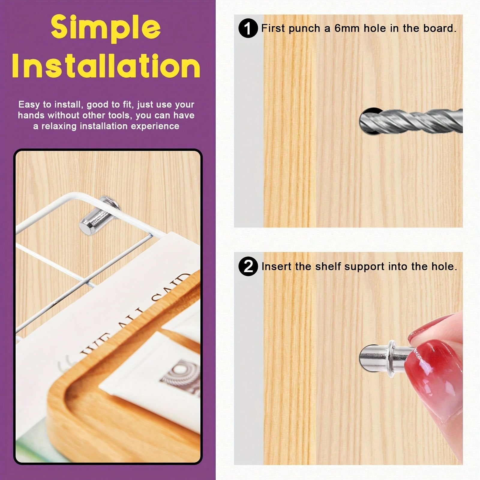 40 Pieces Shelf Pins Wall Laye - Shelf Peg Support reseña y precio