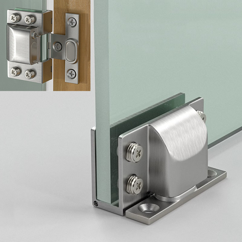 Non-perforated Glass Hinges Hi - Furniture Hardware Display reseña y precio