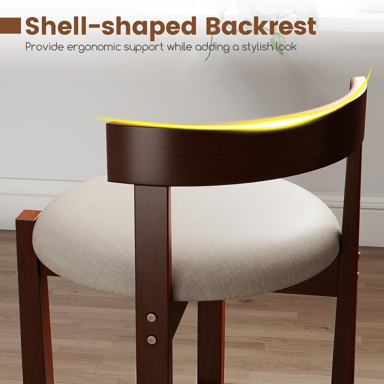 Counter Height Stools Set of 4 - Furniture Leg Set reseña y precio