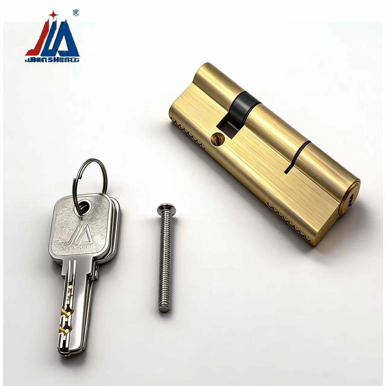Solid Brass Door Lock Cylinder - Furniture Hardware Fittings reseña y precio