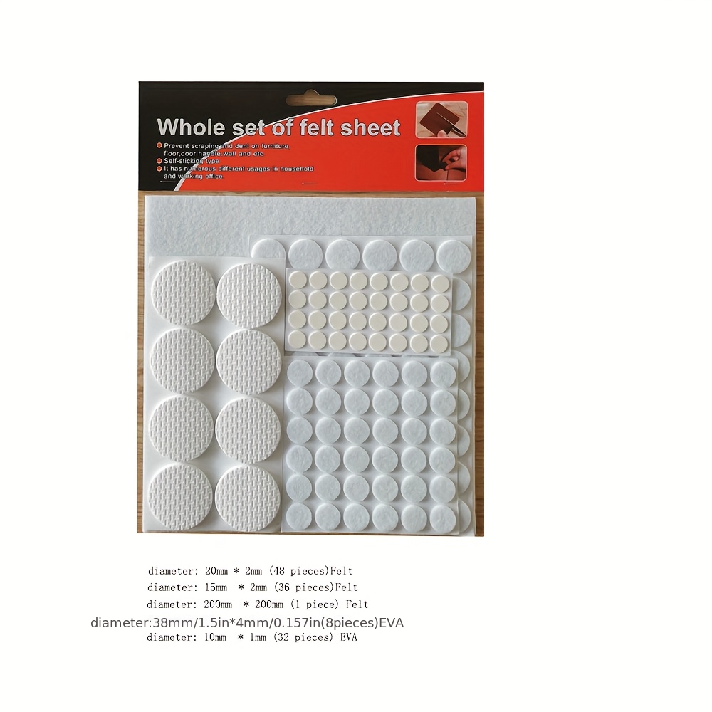 125pcs furniture felt pad set- - Furniture Leg Set reseña y precio
