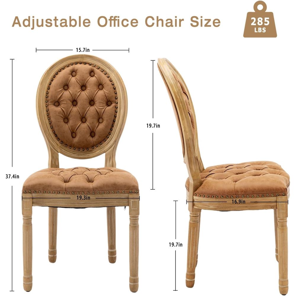 Orange Upholstered PU Leather  - Furniture Leg Set reseña y precio
