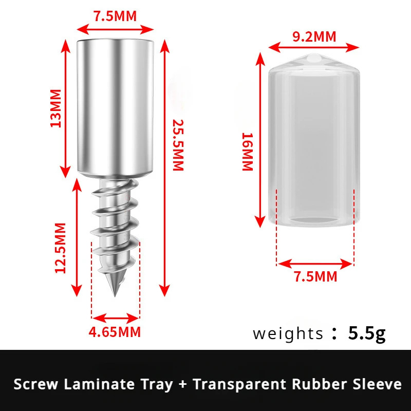 100/10PCS Self Tapping Screw W - Shelf Peg Support reseña y precio