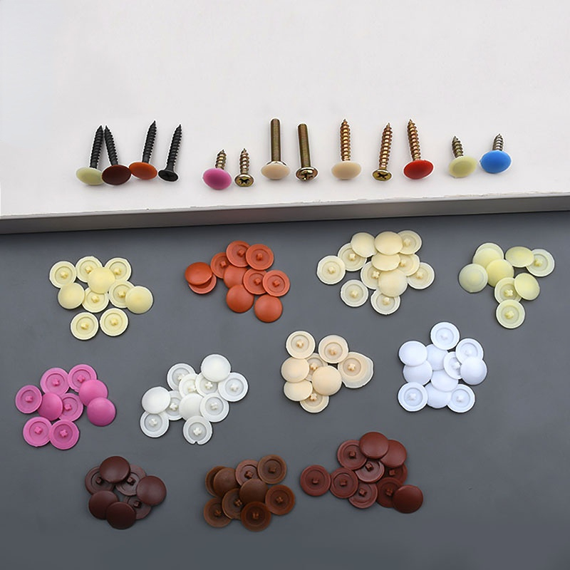 100/500/1000pcs Plastic Screw  - Furniture Hardware Decorative reseña y precio