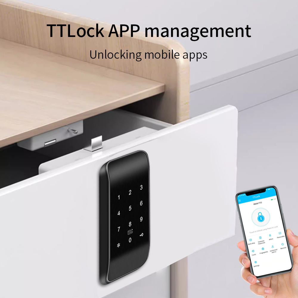 TTLOCK 13.56Mhz Fingerprint Dr - Furniture Hardware Latch reseña y precio