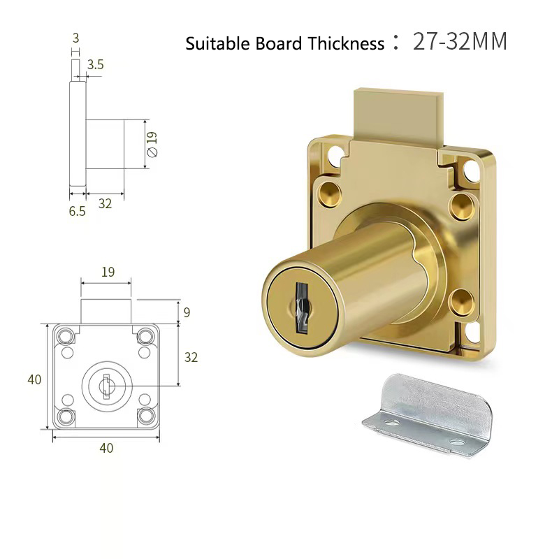 Yutoko High-grade Desk Drawer  - Furniture Hardware Latch reseña y precio