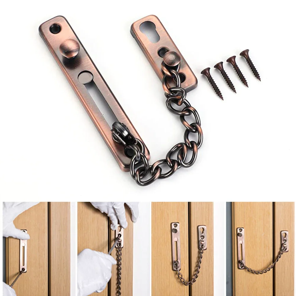 Door Chain with Lock Door Lock - Furniture Hardware Fitting reseña y precio
