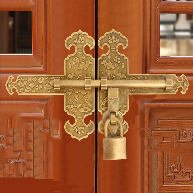 Chinese Vintage Solid Brass Do - Furniture Hardware Fitting reseña y precio